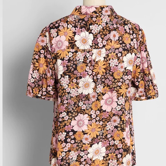 ModCloth x Princess Highway Floral Harvest Blouse - Picture 4 of 6